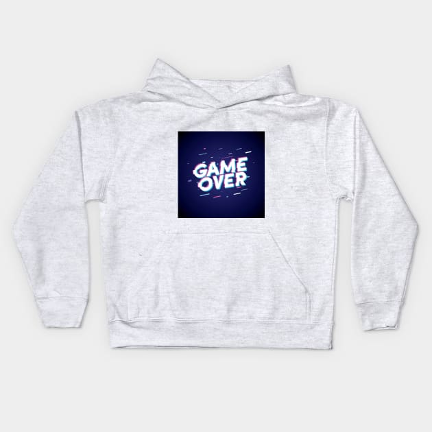 Game Over Kids Hoodie by UnknownAnonymous